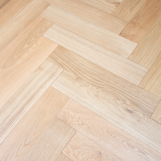 American White Oak Herringbone Engineered Parquetry